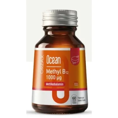 Orzax Ocean Methyl B12 60 Dil altı tablet